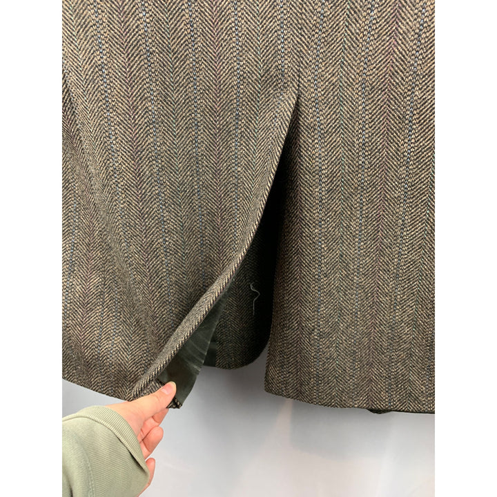 Men’s Cricketeer Brown Pattern Blazer Size L