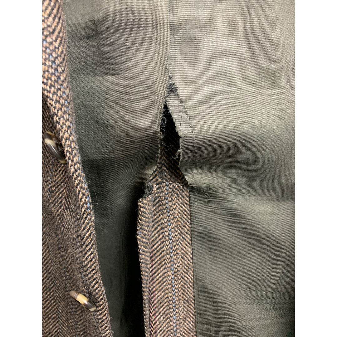 Men’s Cricketeer Brown Pattern Blazer Size L