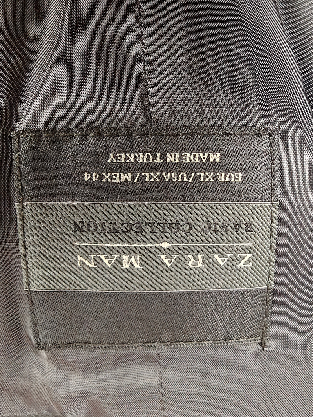 Men’s Zara Man Suit Vest Black Size XL