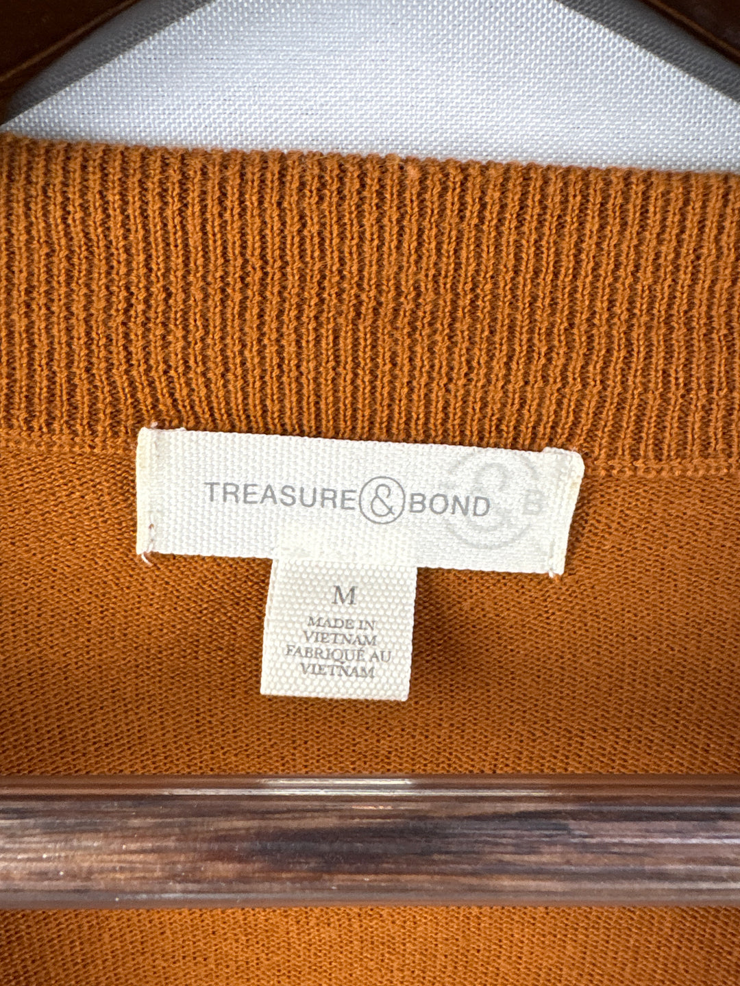 Women’s Treasure &amp; Bond Medium Pumpkin Orange Sweater