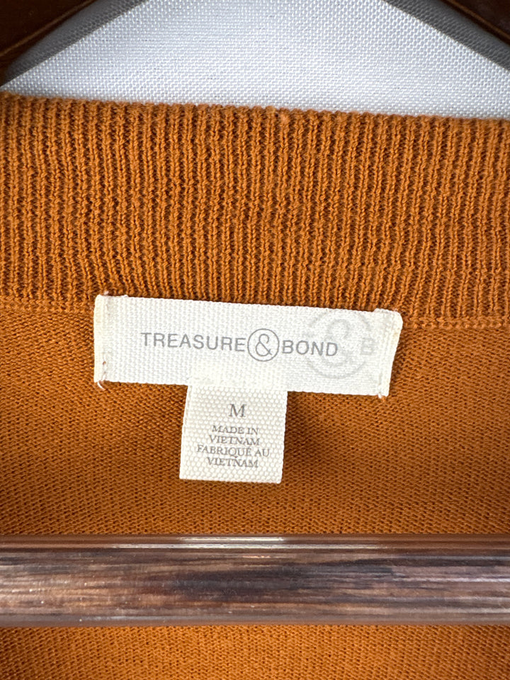 Women’s Treasure &amp; Bond Medium Pumpkin Orange Sweater