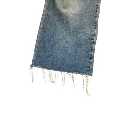 Women's KUT Blue High Rise Wide Leg Cotton Pants - Size 0