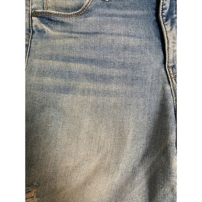 Women's KUT Blue High Rise Wide Leg Cotton Pants - Size 0
