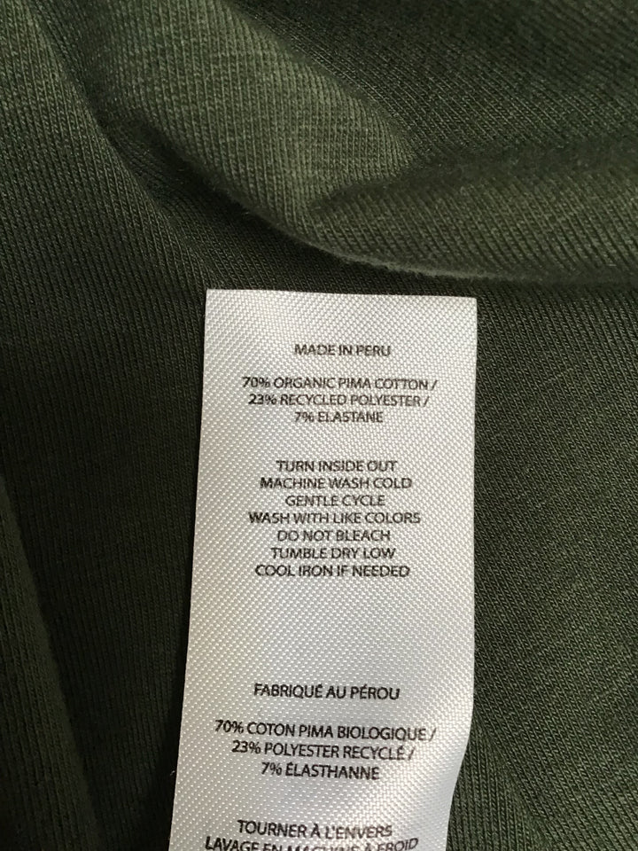 Women’s Rhone Green Crew Neck Tee Size Small