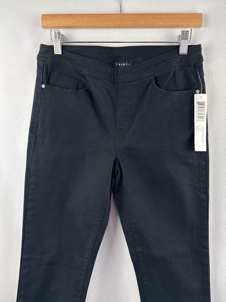 Women’s Tribal Size 2 Black Skinny Jeggings