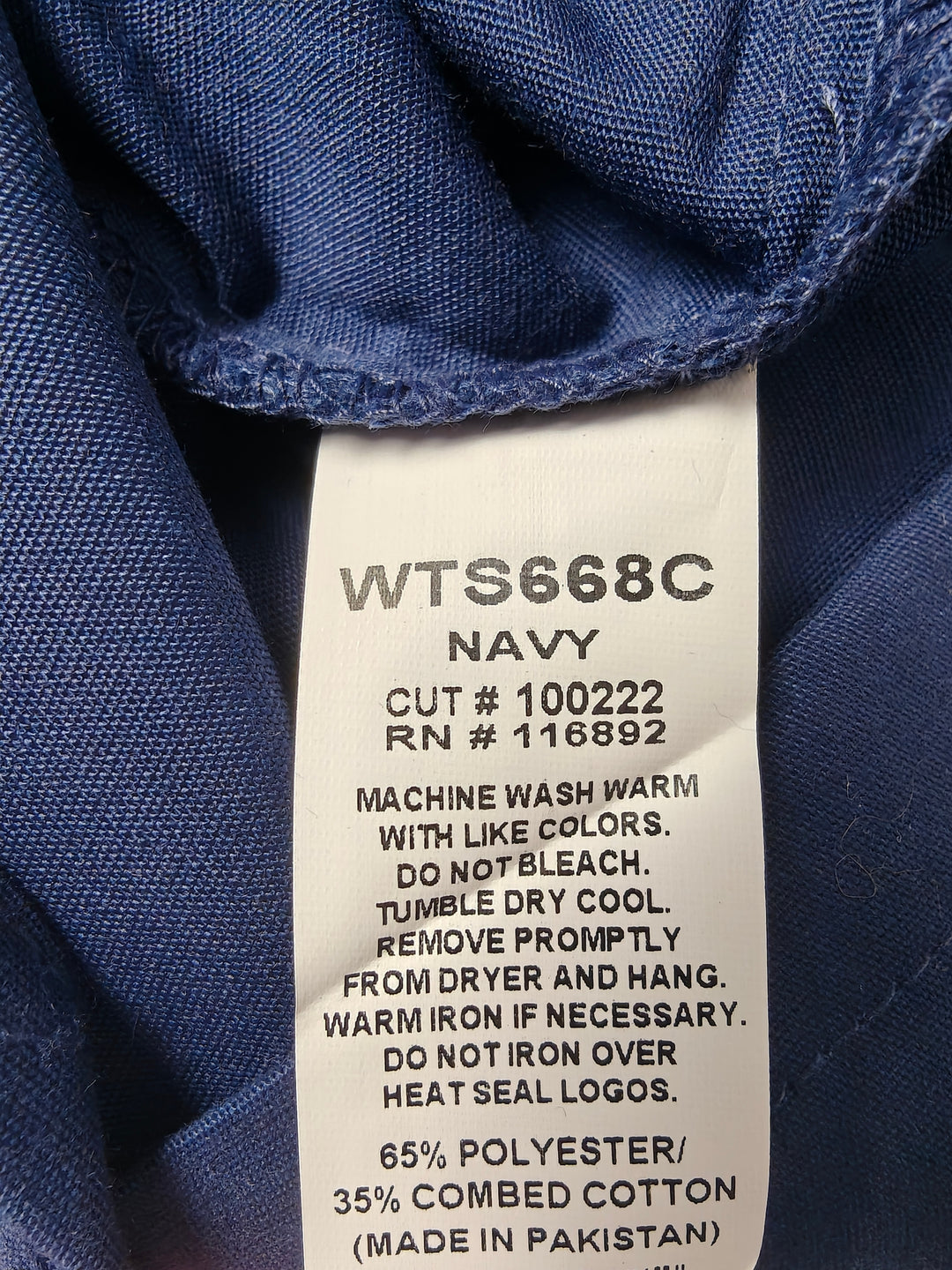 Womens Butter-Soft Scrub Top Navy Blue Size XL NWT
