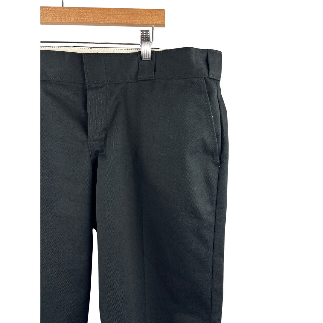 Women’s Dickies Size 14P Black Lowrise Straight Leg Pants