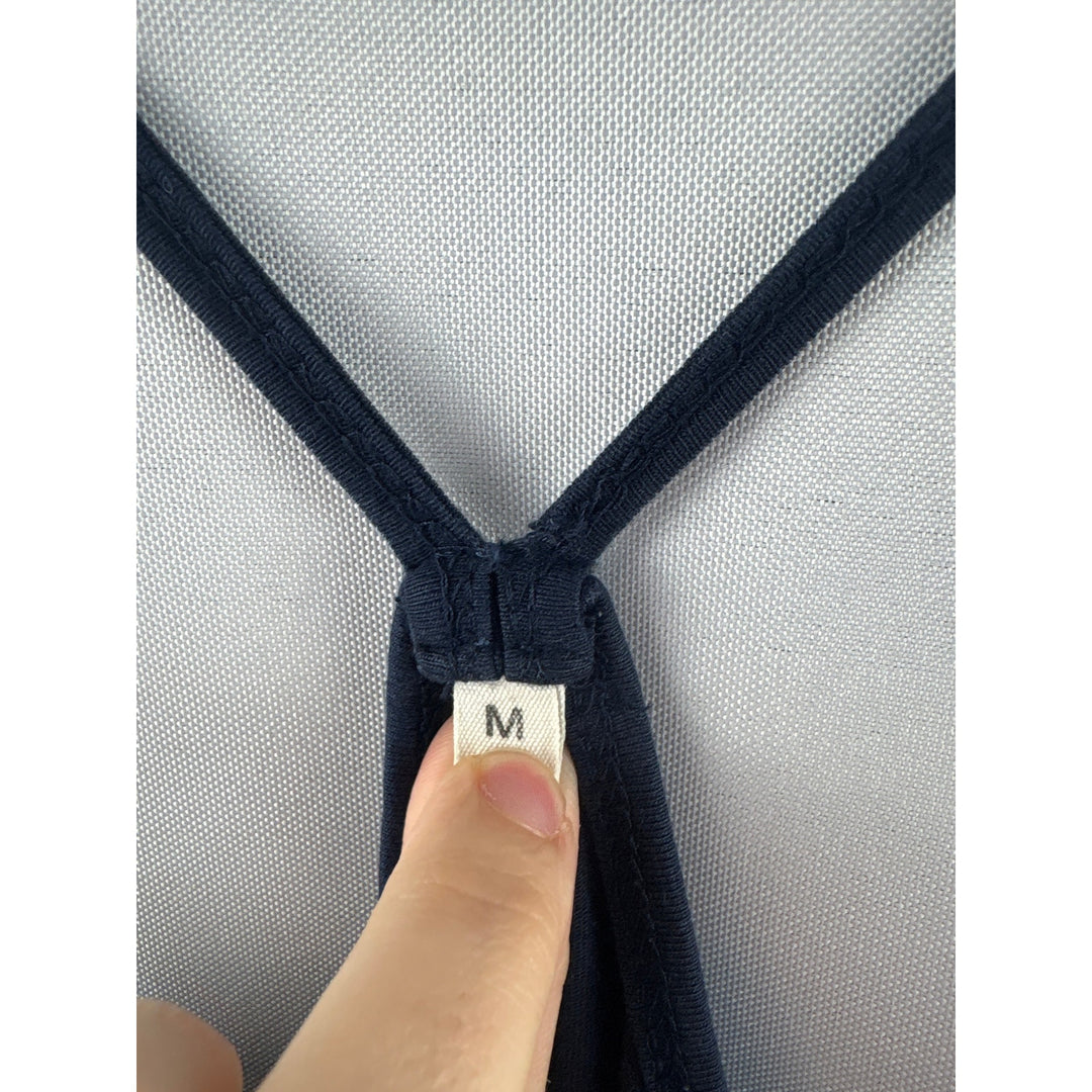 Women’s Ripple Medium Navy Blue Sleeveless Jumpsuit