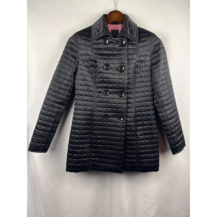 Women’s I.N.C Small Black Puffer Peacoat