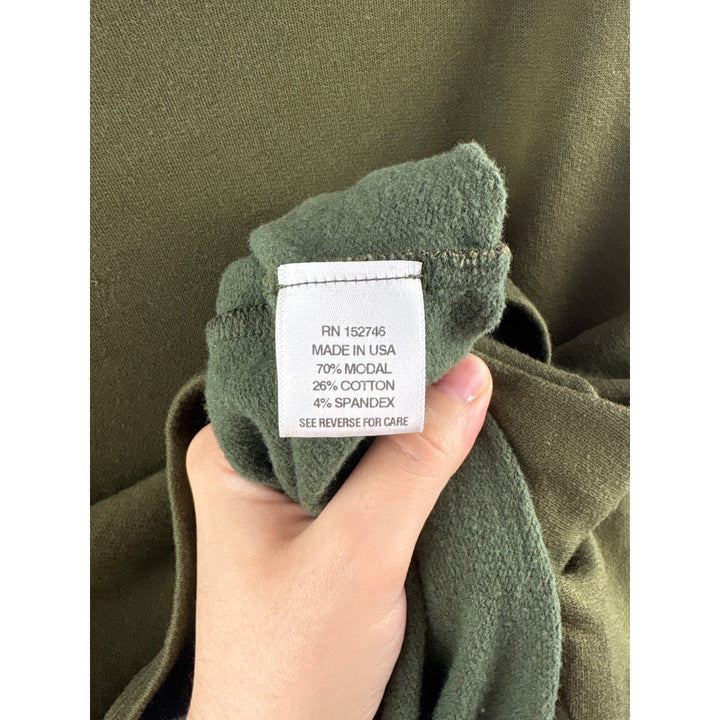 Women’s Corinne Small Olive Green Long Sleeve Turtleneck