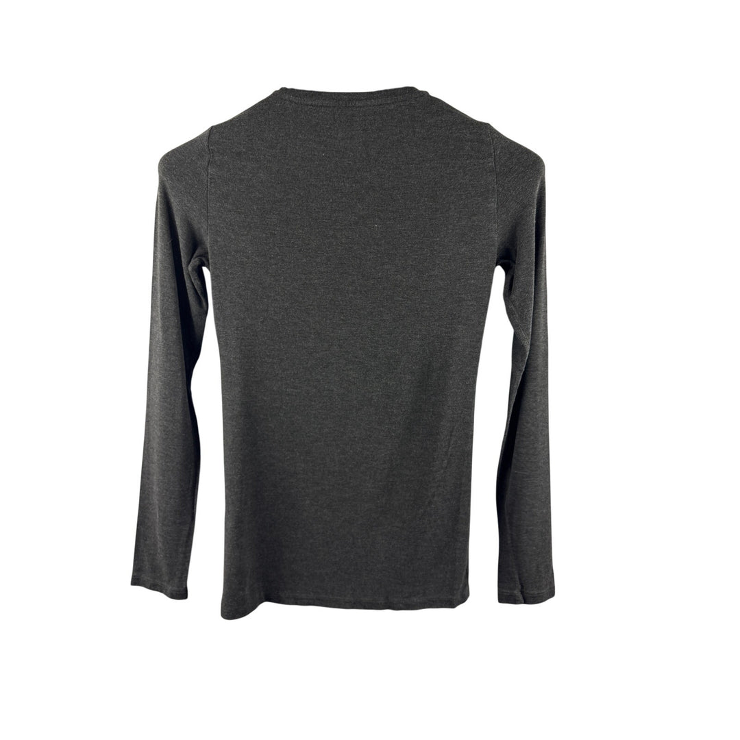 Women’s Majestic Paris Size 1 Dark Grey Long Sleeve Shirt