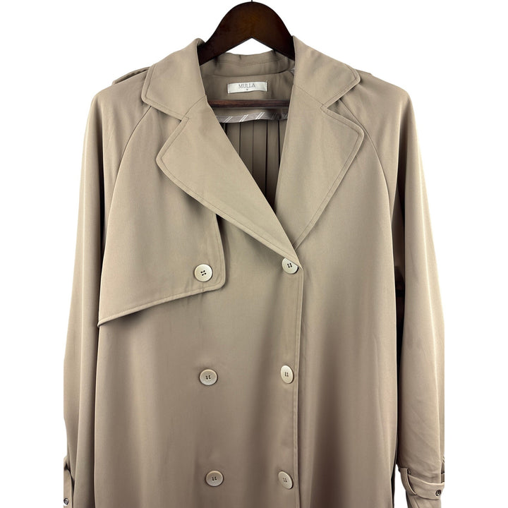 Women’s Mulla Medium Tan Overcoat w/ Detachable Belt