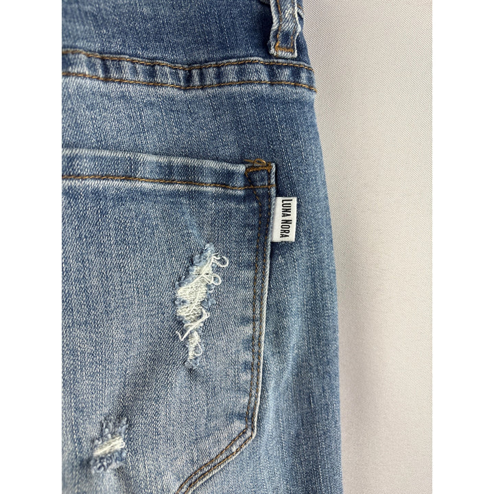 Women’s Luna Nora Size 12 Light Blue Distressed Skinny Jeans