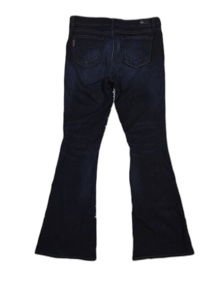 Paige High Rise Bell Canyon Flare Jeans Dark Indigo Size 32