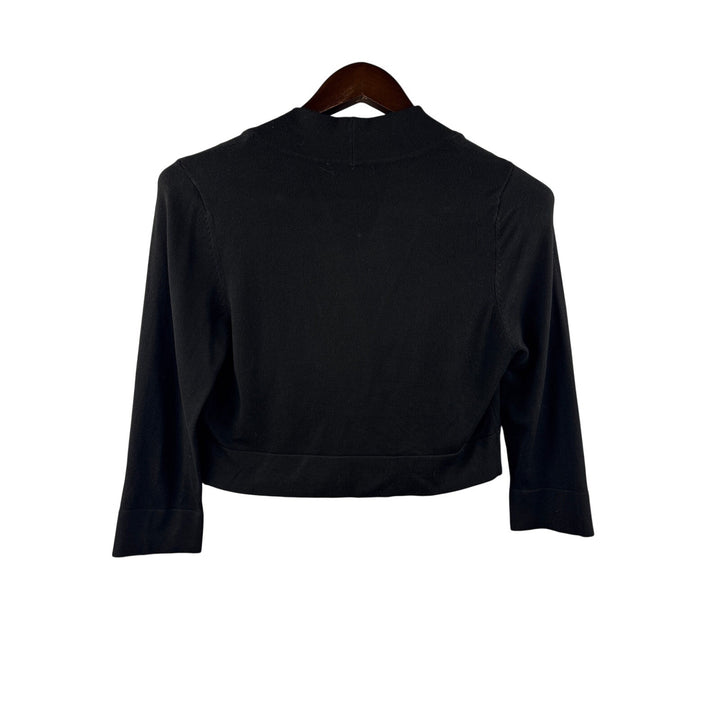Women’s Eliza J Small Black Cropped Sweater