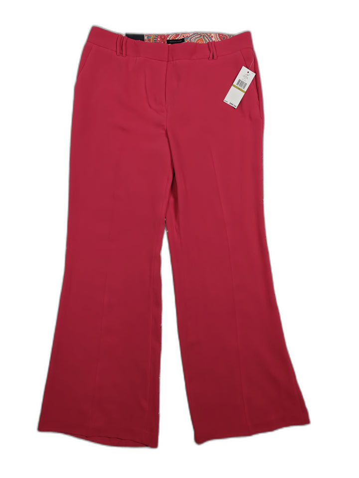 Tommy Hilfiger Womens Hot Pink Dress Pants Size 14 New With Tags