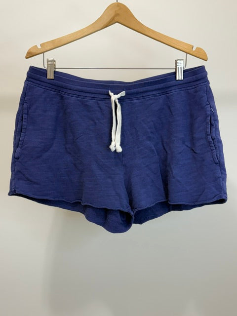J.Crew Vintage Fleece Drawstring Shorts Blue SzL