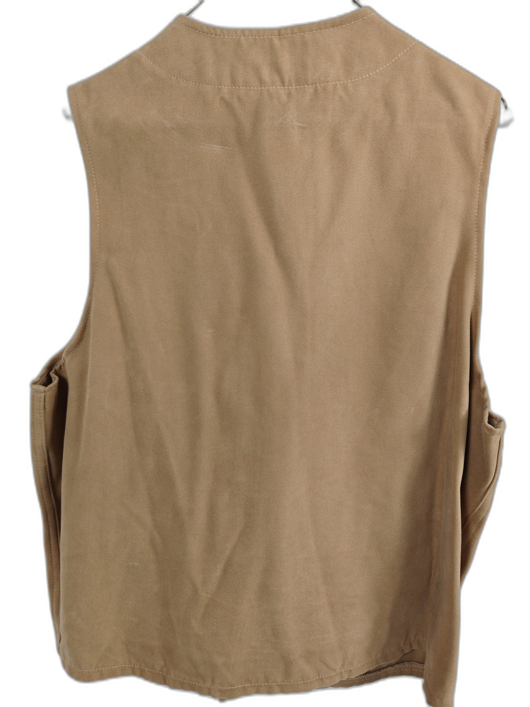 Classic Mens Filson Moleskin Cotton Vest Tan Button Front
