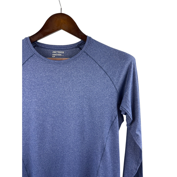 Women’s Arc’Teryx Small Grayish Blue Long Sleeve Sports Shirt