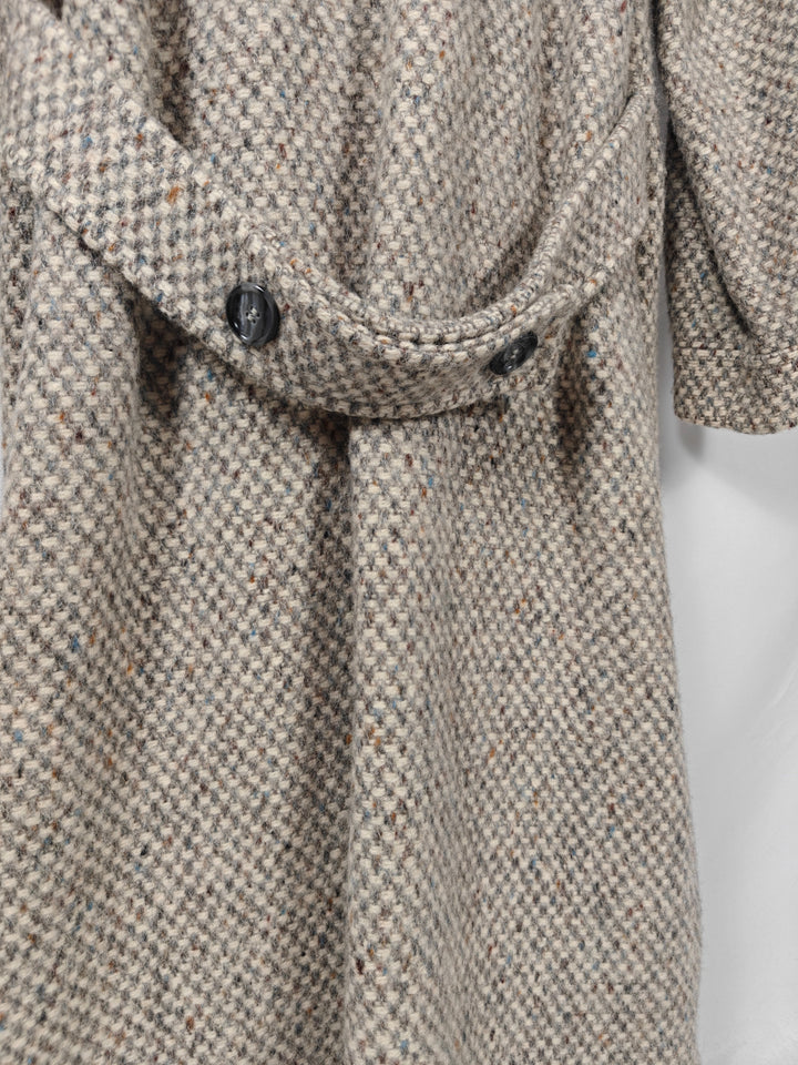 Womens International Scene Vintage Double Breasted Tweed Coat Size 5 6