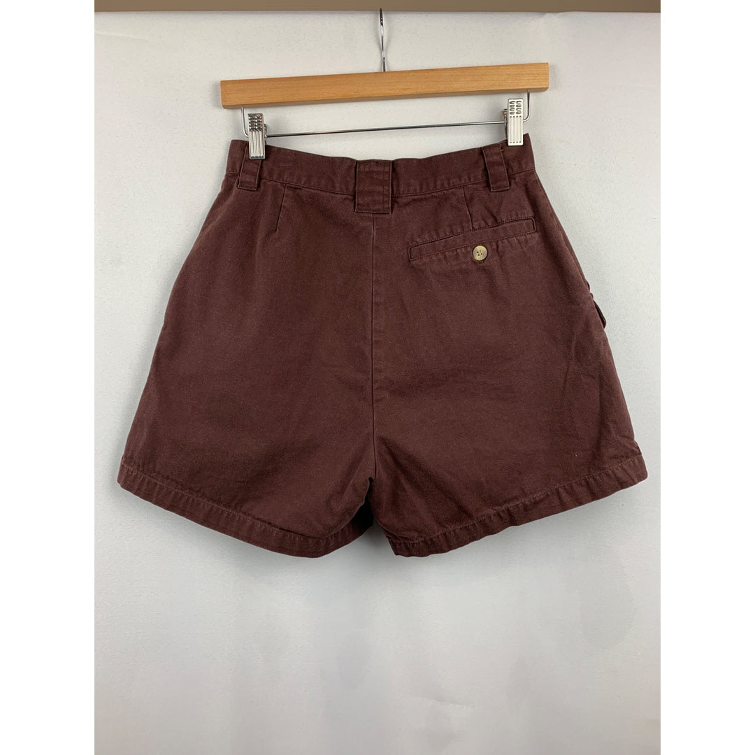 Route 66 Original Brown Cargo Shorts Size 8 Cotton