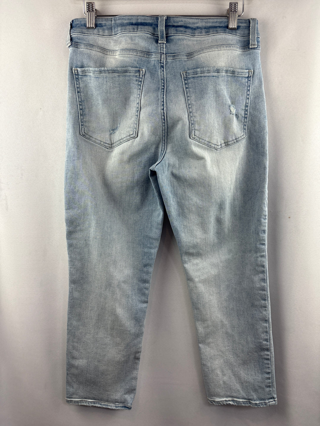 Women’s Cosmic Blue Love Size 30P Light Blue Straight Leg Jeans