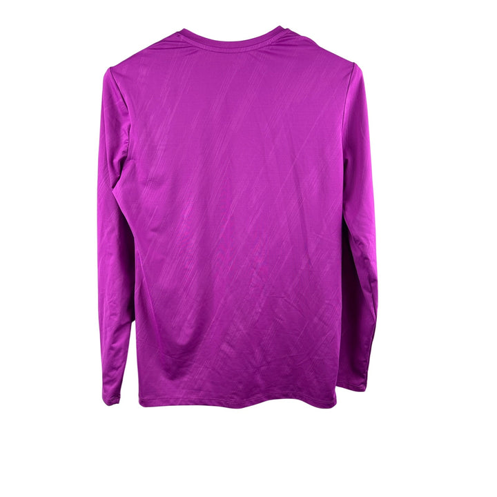 Women’s Champion XXL Purple Sports Fitted Long Sleeve Shirt