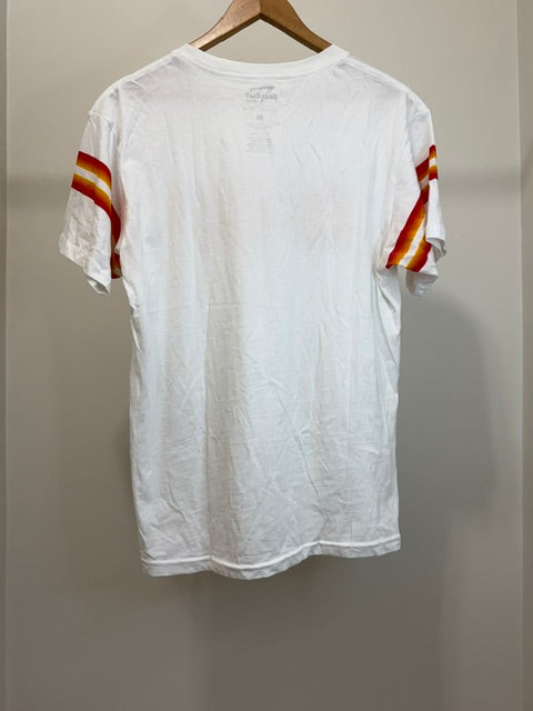 In-N-Out Burger Logo V Neck Tee White SzM