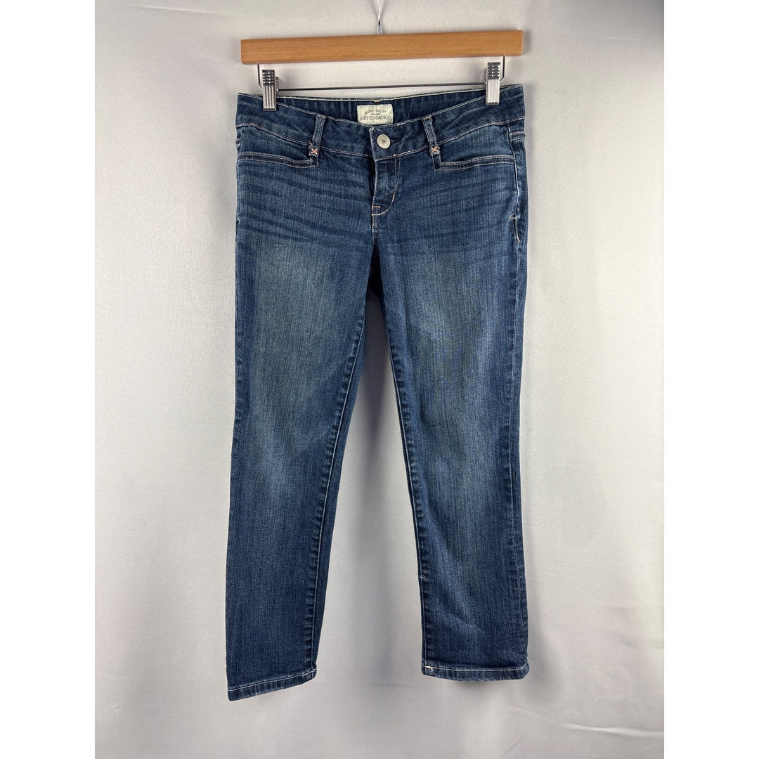 Aeropostale Womens Skinny Fit Jeans Size 4 Blue Denim Stretch Casual Pants