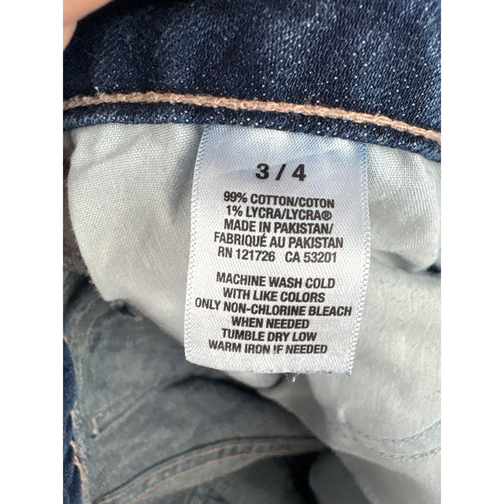 Aeropostale Womens Skinny Fit Jeans Size 4 Blue Denim Stretch Casual Pants
