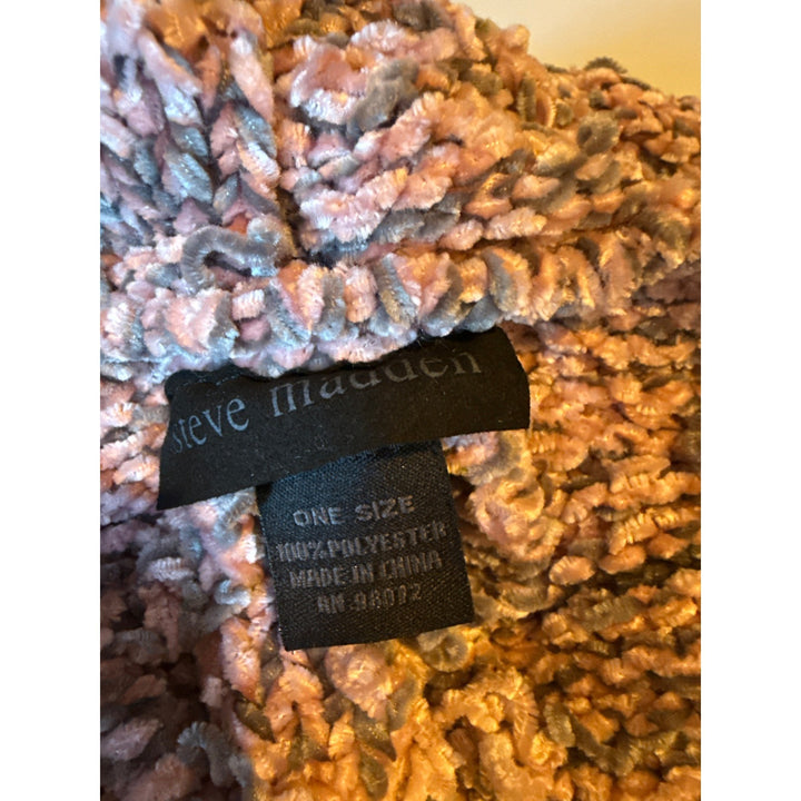 Steve Madden Pastel Colored Infinity Knitted Scarf