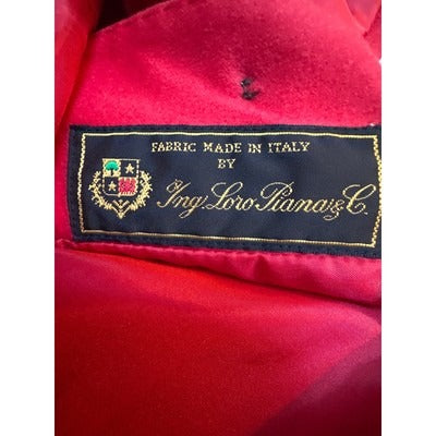 Women’s Lafayette 148 NY Wool Angora Red Blazer Size 12