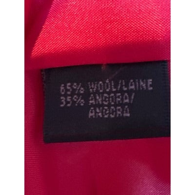 Women’s Lafayette 148 NY Wool Angora Red Blazer Size 12