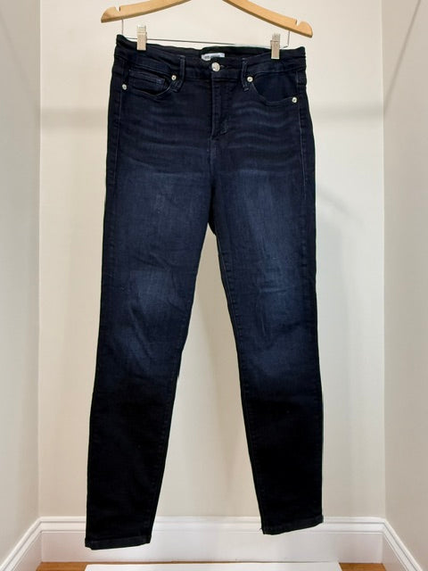 Good American Good Legs Skinny Jeans (Dark Wash, Stretch, 28” Inseam) Sz14/32