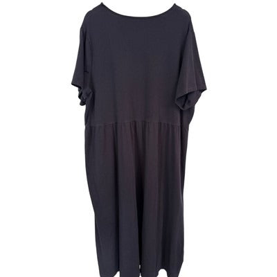 Women’s Lands’ End Size 3X Navy Short Sleeve Maxi Dress Dress.