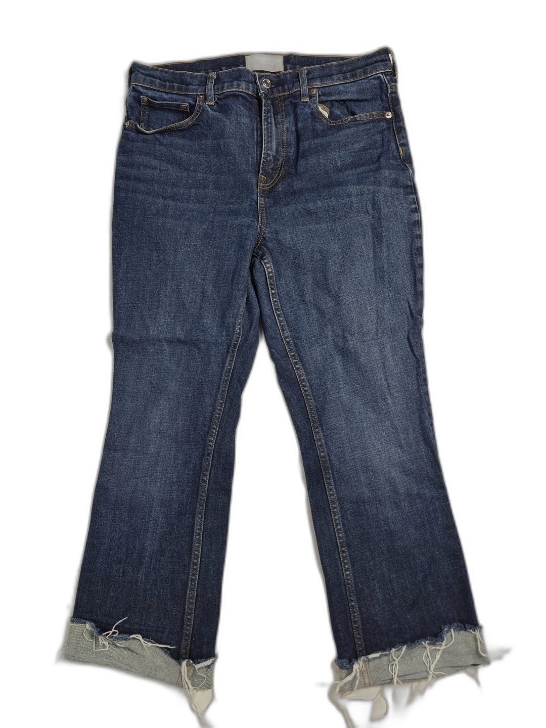 Womens Everlane Kick Crop Jeans Blue Size 29