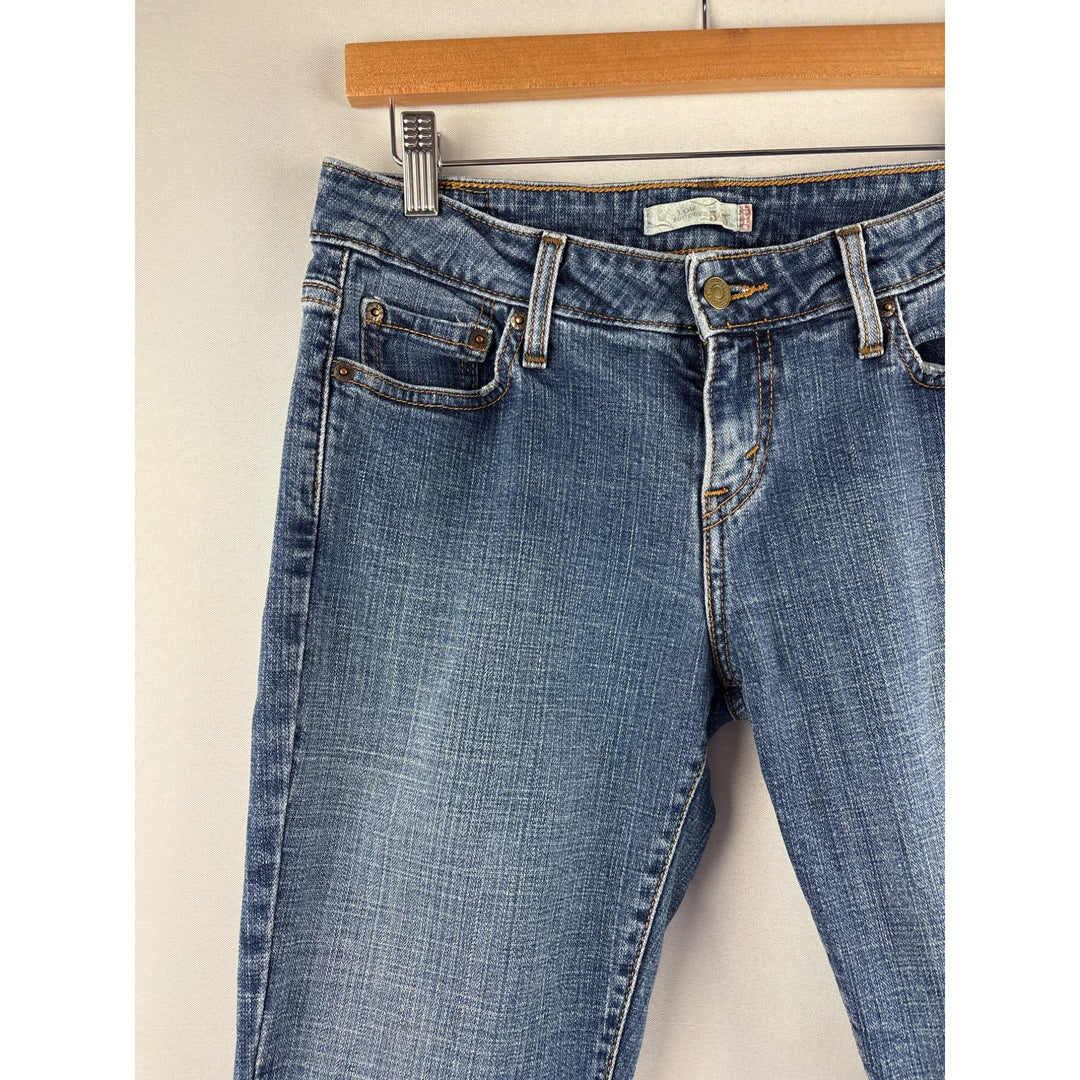 Levis Womens Bootcut Jeans Size 6M Medium Wash Denim Cotton Spandex Blend