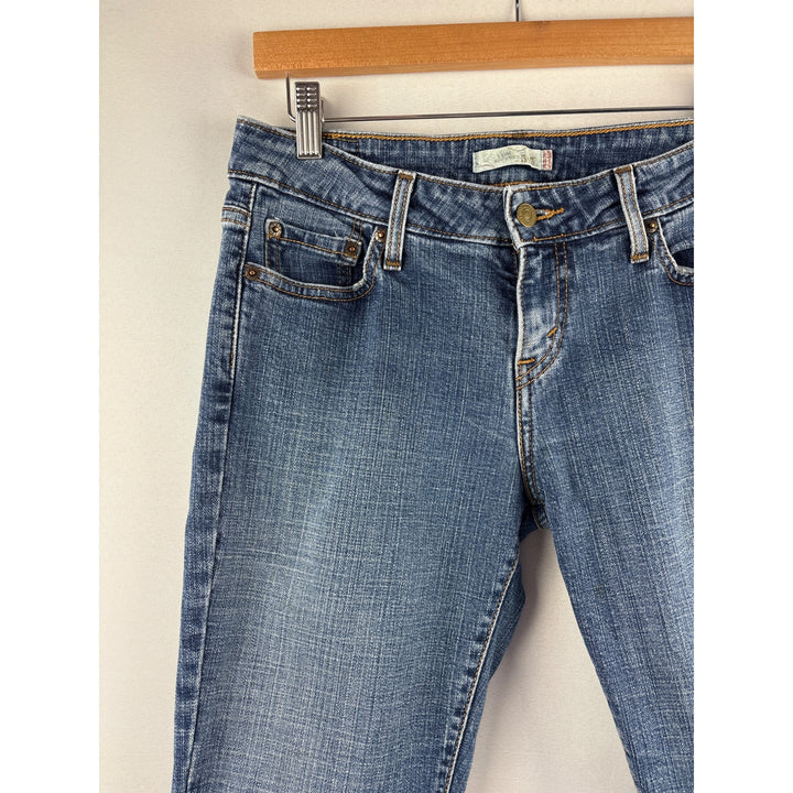 Levis Womens Bootcut Jeans Size 6M Medium Wash Denim Cotton Spandex Blend