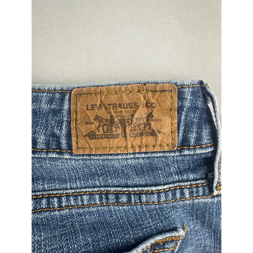 Levis Womens Bootcut Jeans Size 6M Medium Wash Denim Cotton Spandex Blend