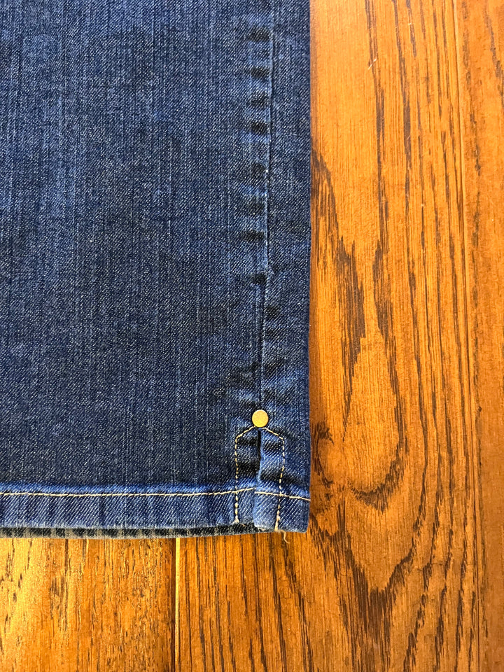 Liz Claiborne Women’s Slim Jeans Size 14 Embellished Stretch Denim Pants