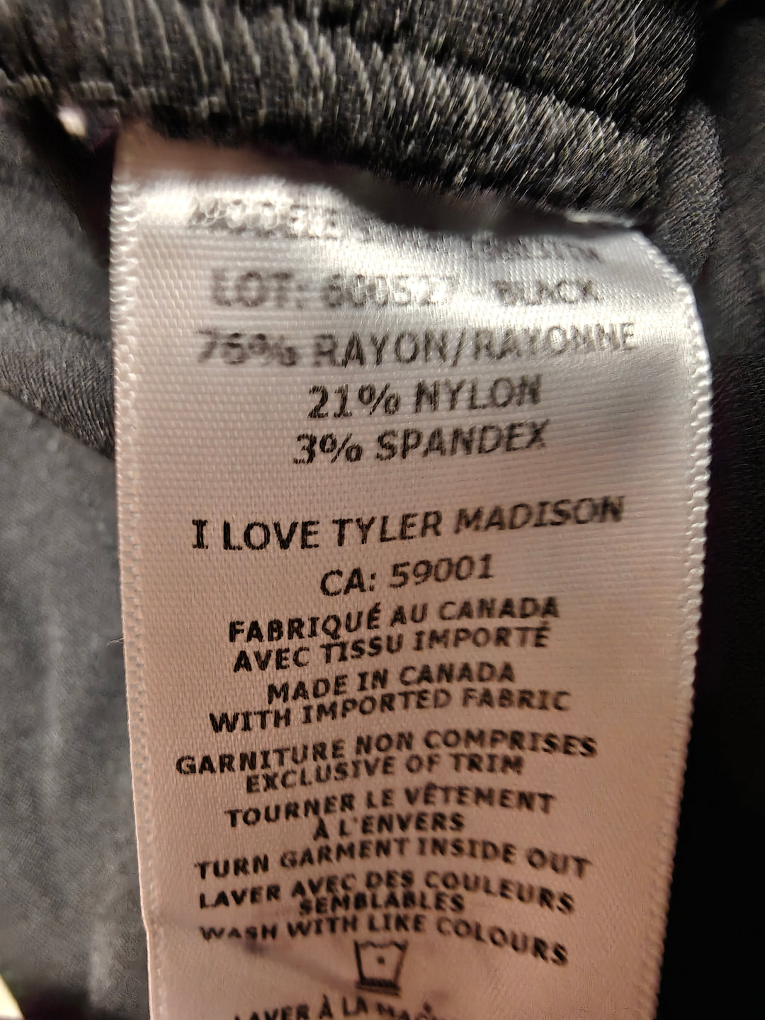 Womens I Love Tyler Madison Slim Ankle Pants Black Size XS