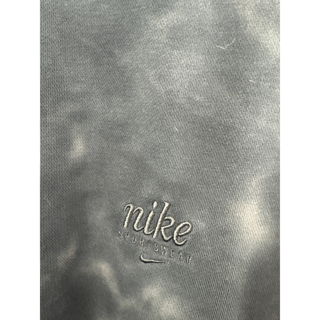 Women’s Nike Small Gray and Black Tie-Dye Crewneck