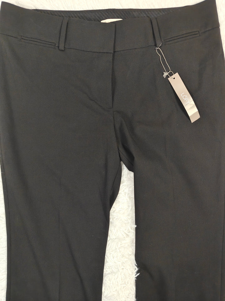 Ann Taylor LOFT Womens Black Dress Pants Size 12 Tall NWT