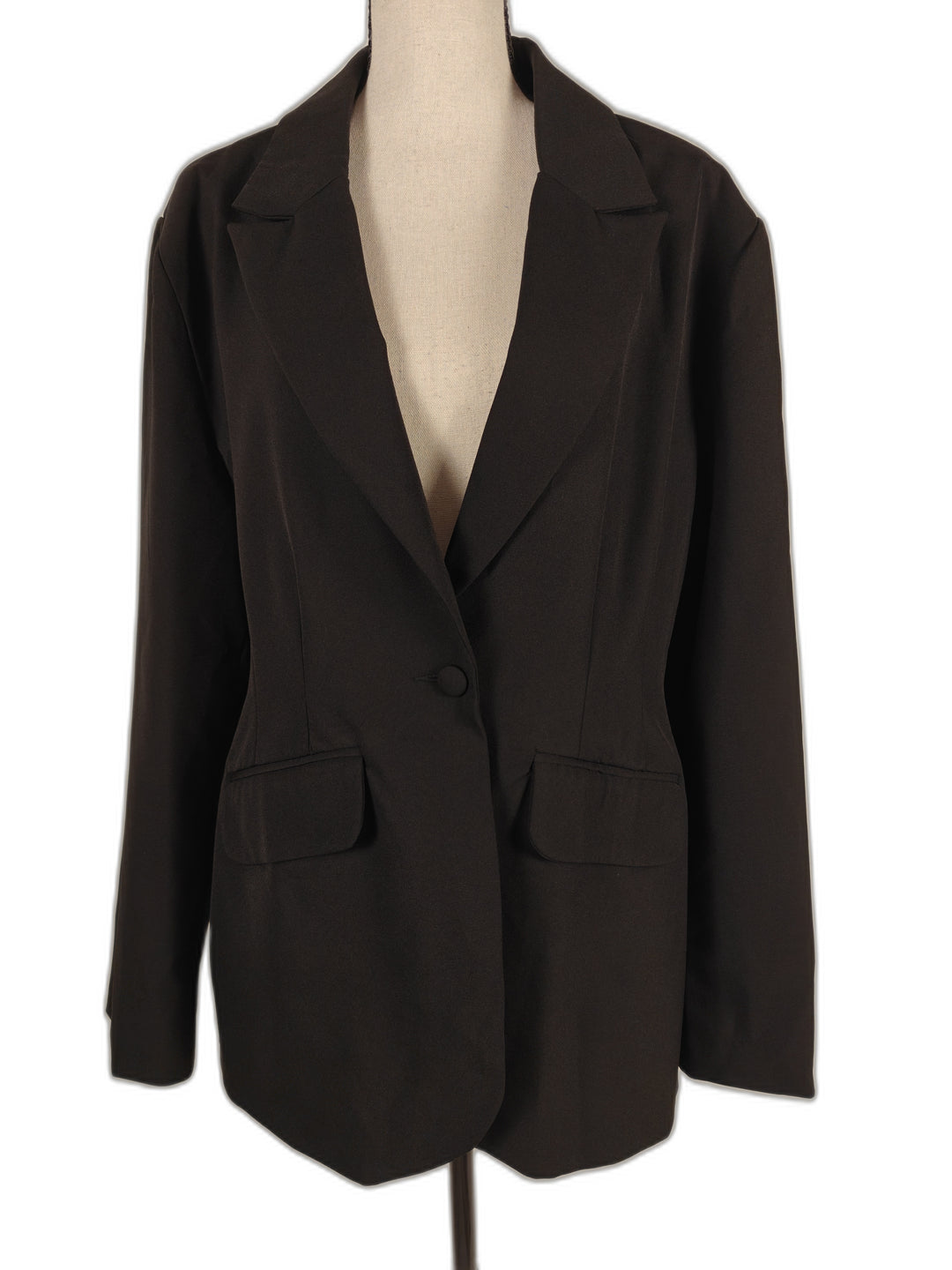 Women Akira Blazer Black Size 1X