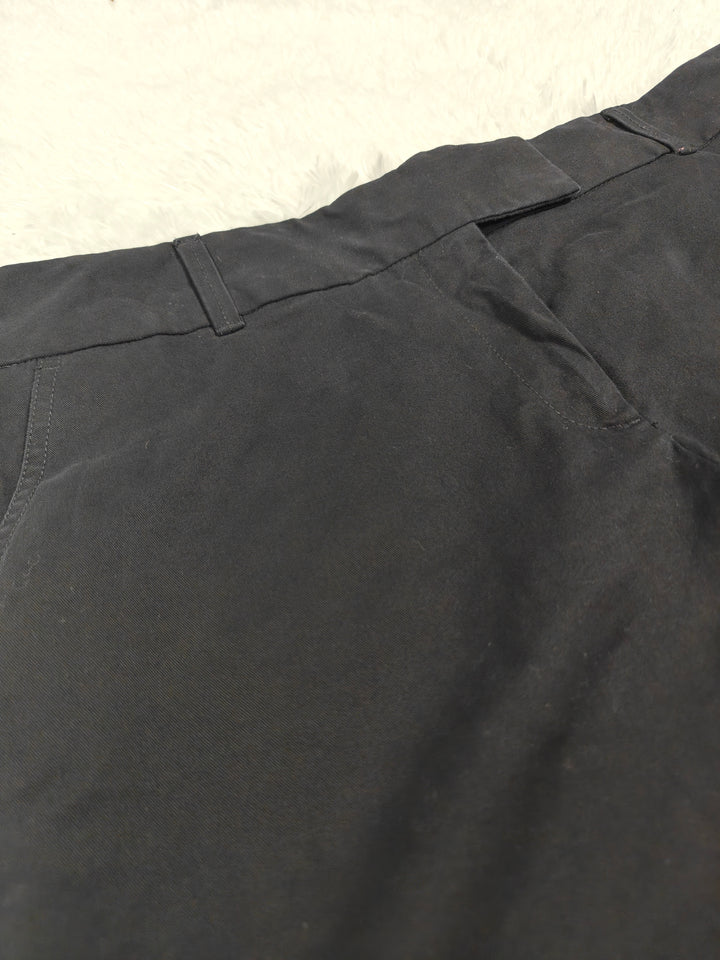 Womens Ann Taylor LOFT Riviera Shorts Black Stretch Cotton Mid Rise Size 14 NWT