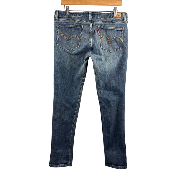 Women’s Levi’s Size 12 Lowrise Medium Wash Blue Skinny Jeans