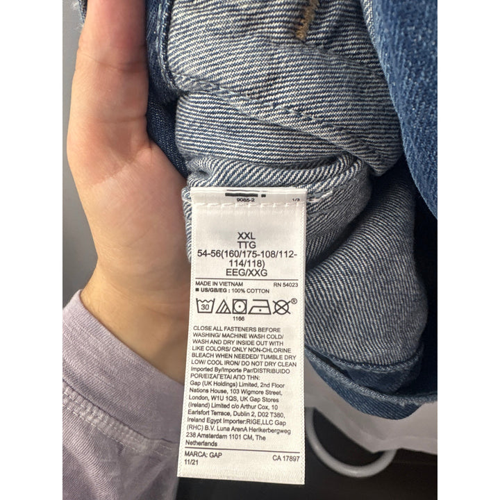 Women’s GAP XXL Medium Wash Blue Oversized Jean Jacket