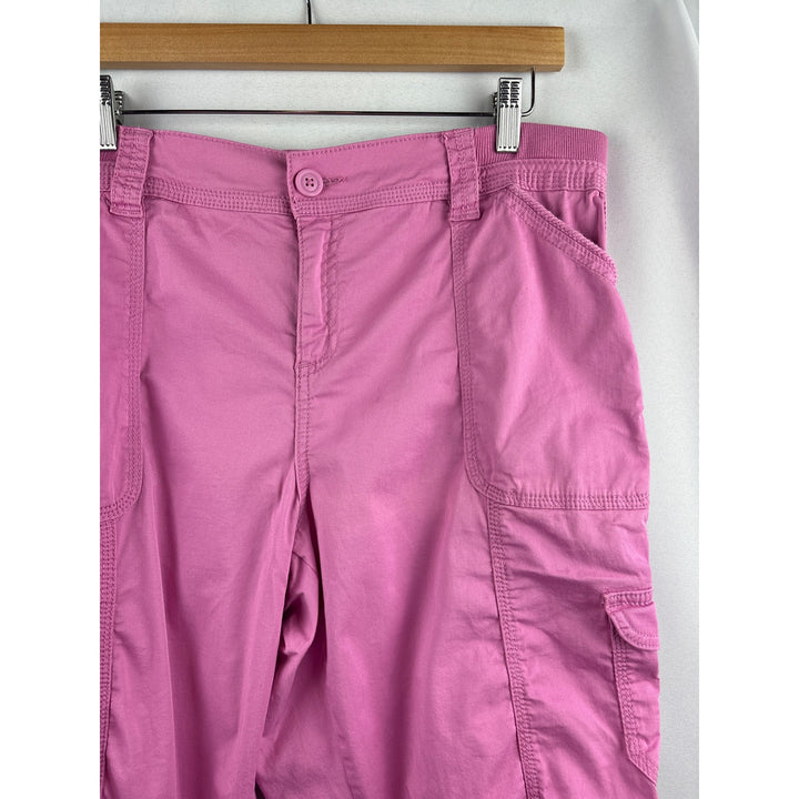 Women’s Style & Co. Size 16P Pink Cargo Capris