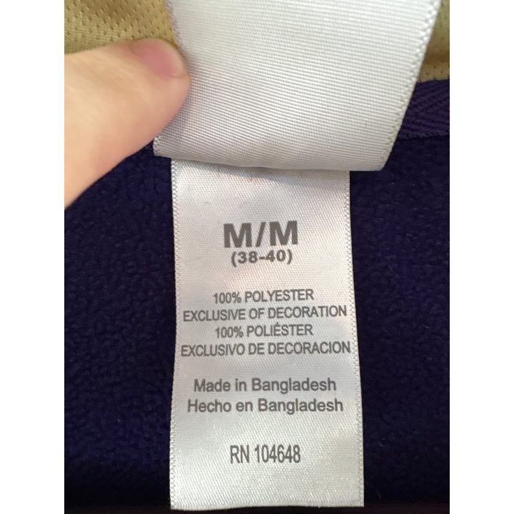 Men’s Knights Apparel Medium Purple Washington University Zip-Up Hoodie