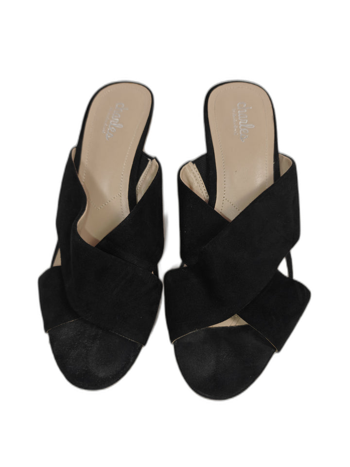 Womens Charles by Charles David Wedge Sandals Black Size 9.5